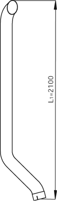 Tubo de escape DINEX 53733