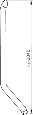 Tubo de escape DINEX 53764