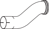 Tubo de escape DINEX 54124
