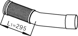 Tubo de escape DINEX 54163