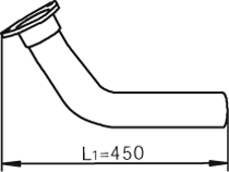 Tubo de escape DINEX 54177