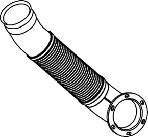 Tubo de escape DINEX 54211