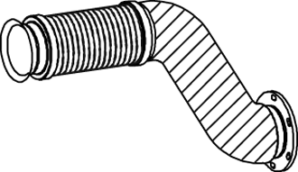 Tubo de escape DINEX 54221