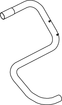 Tubo de escape DINEX 54255