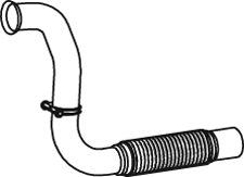 Tubo de escape DINEX 54270
