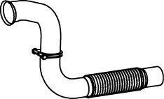 Tubo de escape DINEX 54271