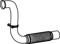 Tubo de escape DINEX 54274