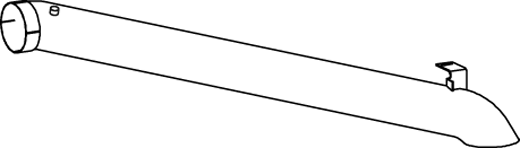 Tubo de escape DINEX 54681