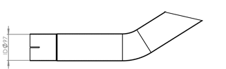 Tubo de escape DINEX 54682