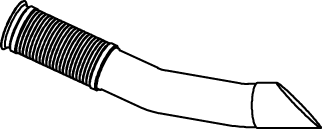 Tubo de escape DINEX 56126