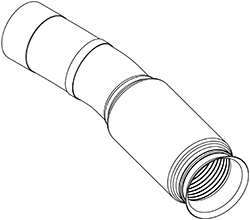 Tubo de escape DINEX 56132