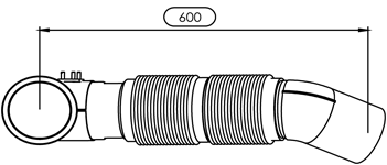 Tubo de escape DINEX 56145