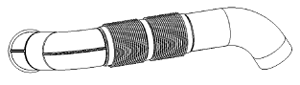 Tubo de escape DINEX 56147