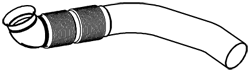 Tubo de escape DINEX 56156