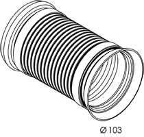 Tubo de escape DINEX 56196