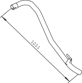 Tubo de escape DINEX 56515