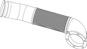 Tubo de escape DINEX 5AA000