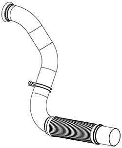 Tubo de escape DINEX 5AA013