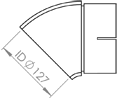 Tubo de escape DINEX 60127