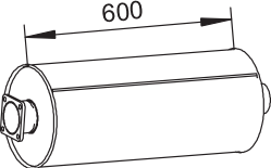 Silenciador central/posterior DINEX 62309