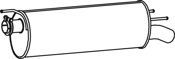 Silenciador posterior DINEX 62311