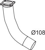 Tubo de escape DINEX 64143