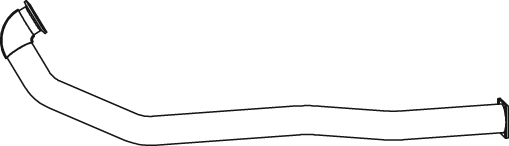 Tubo de escape DINEX 64154