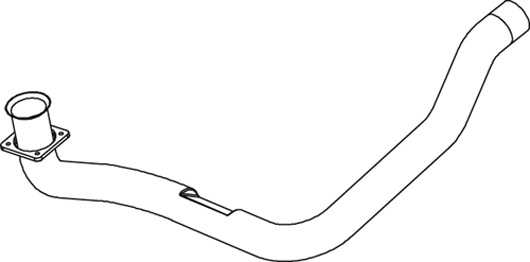Tubo de escape DINEX 64175