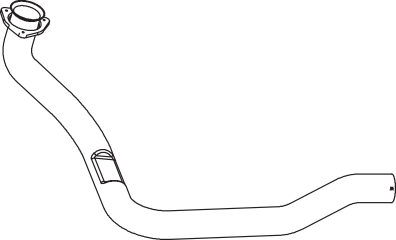 Tubo de escape DINEX 64189