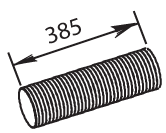 Tubo de escape DINEX 64254