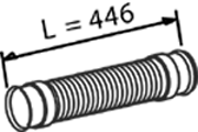 Tubo de escape DINEX 64257