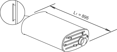 Silenciador posterior DINEX 64379