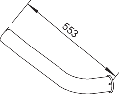 Tubo de escape DINEX 64638