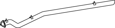 Tubo de escape DINEX 64698