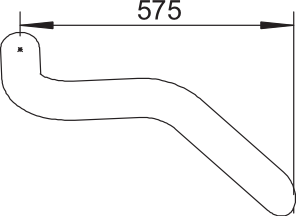 Tubo de escape DINEX 64730