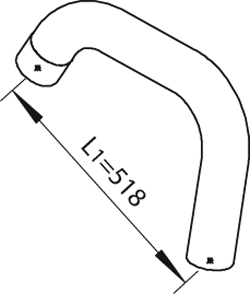 Tubo de escape DINEX 64763