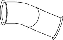 Tubo de escape DINEX 66131