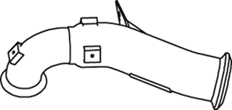 Tubo de escape DINEX 66134