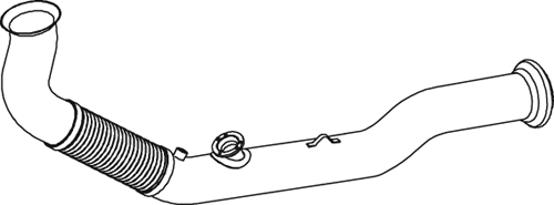 Tubo de escape DINEX 66146