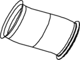 Tubo de escape DINEX 66234