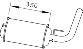 Silenciador posterior DINEX 66323
