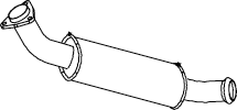 Tubo de escape DINEX 66337