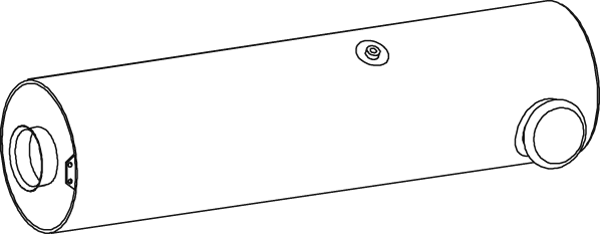 Silenciador posterior DINEX 66345