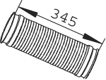 Tubo de escape DINEX 68085