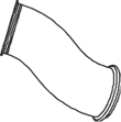 Tubo de escape DINEX 68088