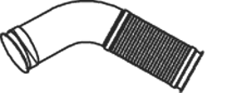 Tubo de escape DINEX 68089