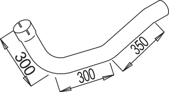 Tubo de escape DINEX 68177