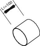 Tubo de escape DINEX 68235