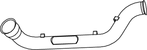 Tubo de escape DINEX 68262