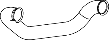 Tubo de escape DINEX 68503